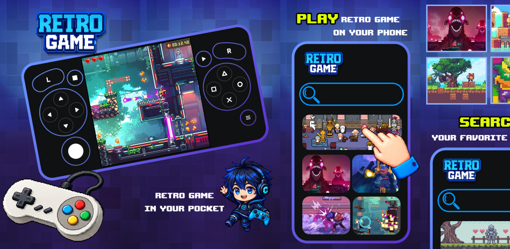 Game Emulator - Classic Play — app preview