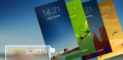 Lock screen app preview