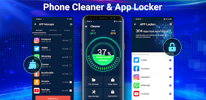 Phone cleaner app preview