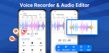 Voice recorder app preview