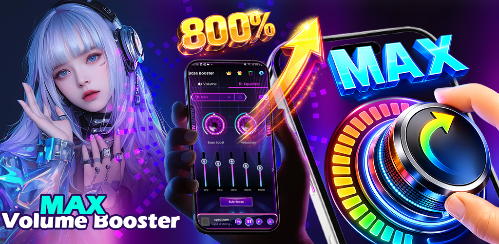 Volume Booster - Bass Booster — app preview